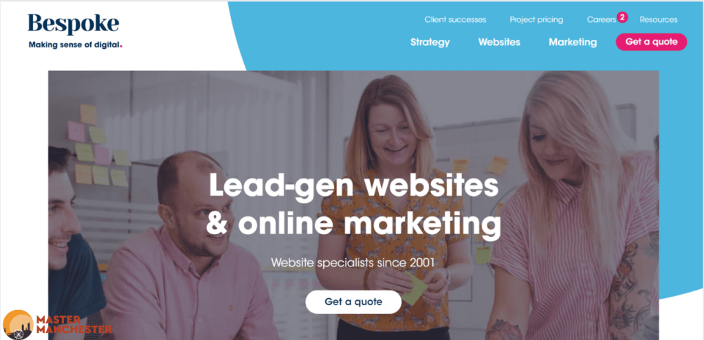 Bespoke Digital Agency Homepage