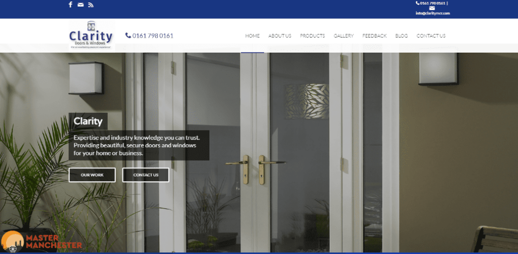 Clarity Doors & Windows Homepage