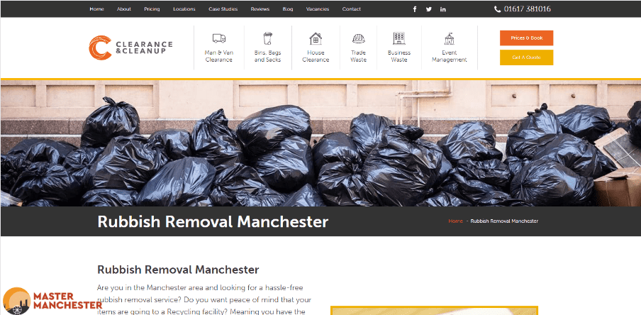 Clearance and Clean Up Manchester Homepage