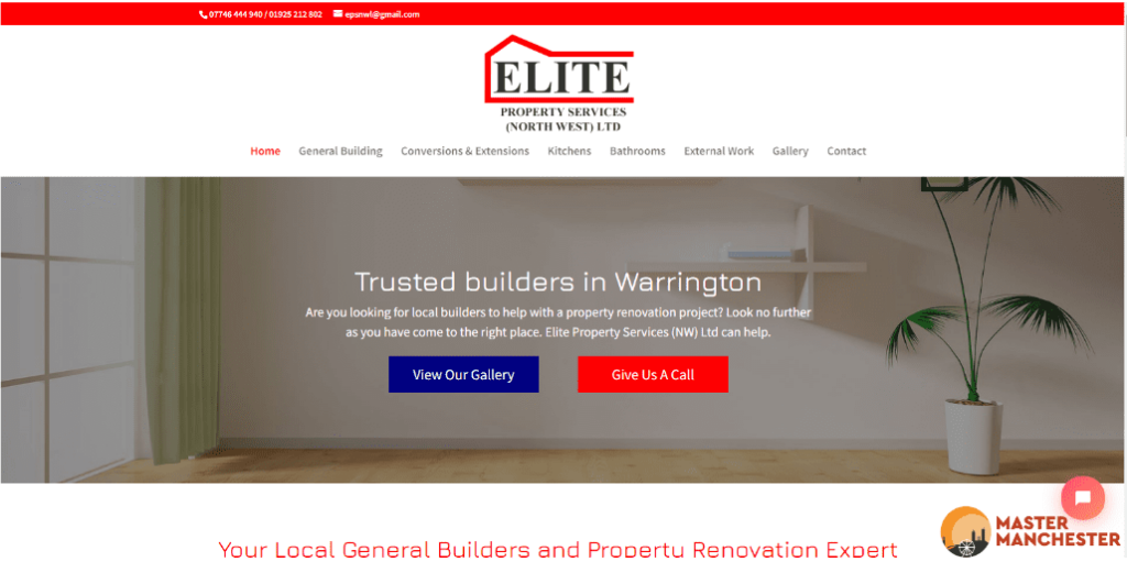 Elite Property Services (NW) LTD Homepage