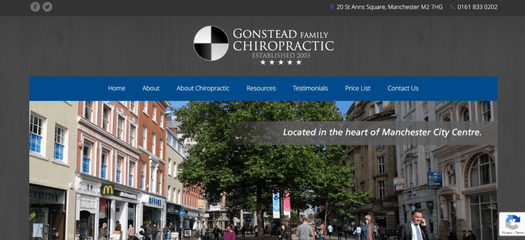 Gonstead Family Chiropractic Clinic Homepage