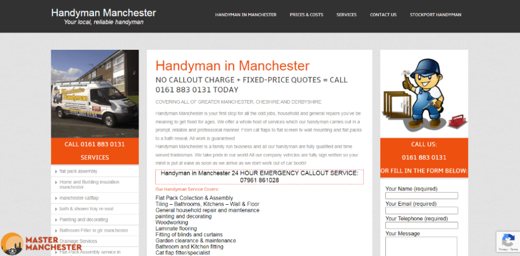 Handyman Manchester Homepage