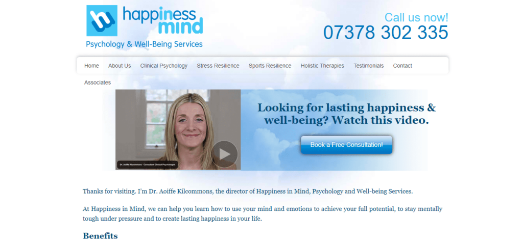 Happiness in Mind Ltd Homepage