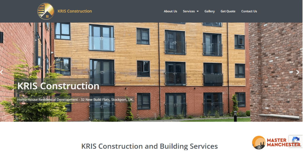 Kris Builders & Construction Ltd Homepage