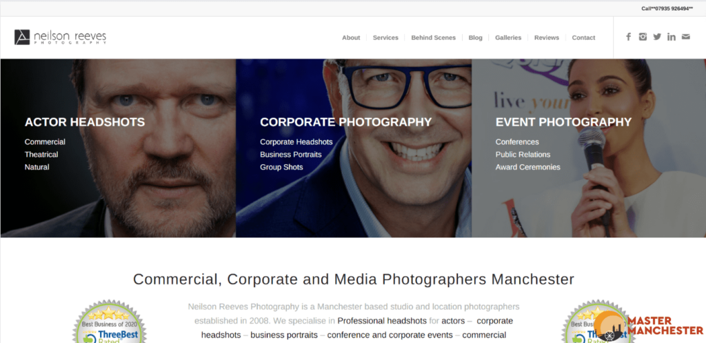 Neilson Reeves Photography Homepage