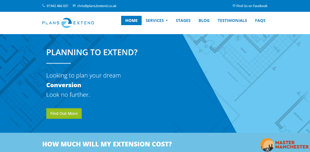 Plans 2 Extend Ltd Homepage