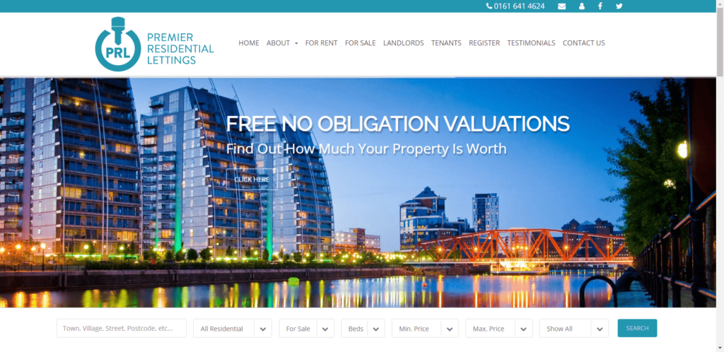 Premier Residential Lettings Homepageg