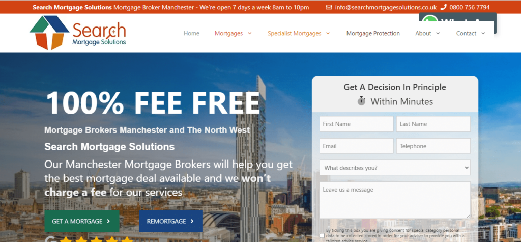 Search Mortgage Solutions Homepage