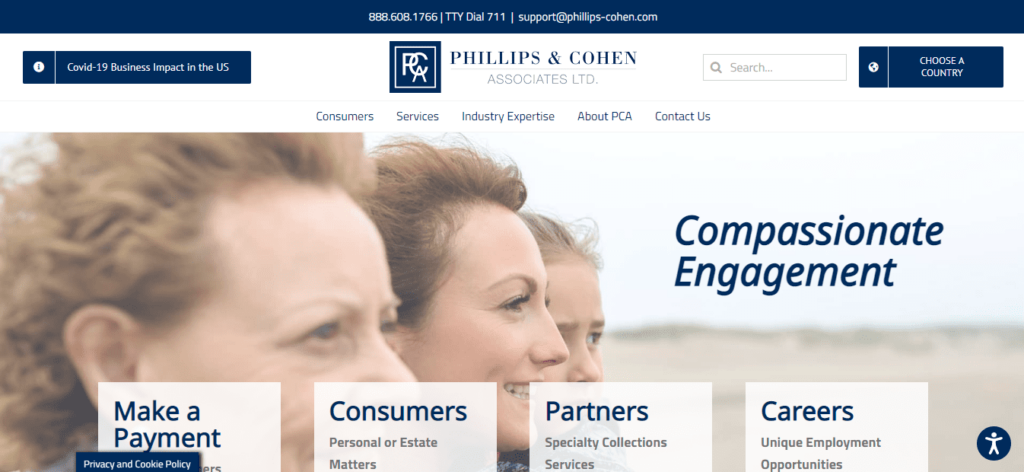 Phillips & Cohen Associates Homepage