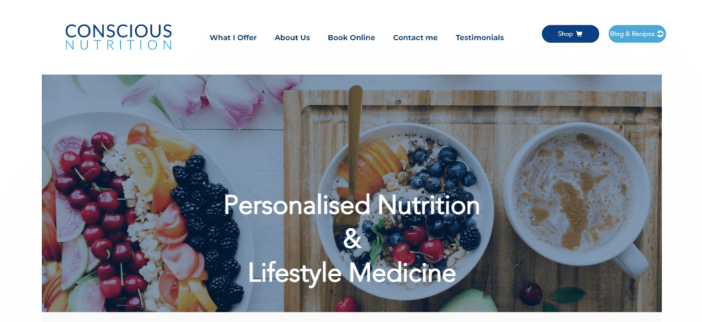 Conscious Nutrition Homepage