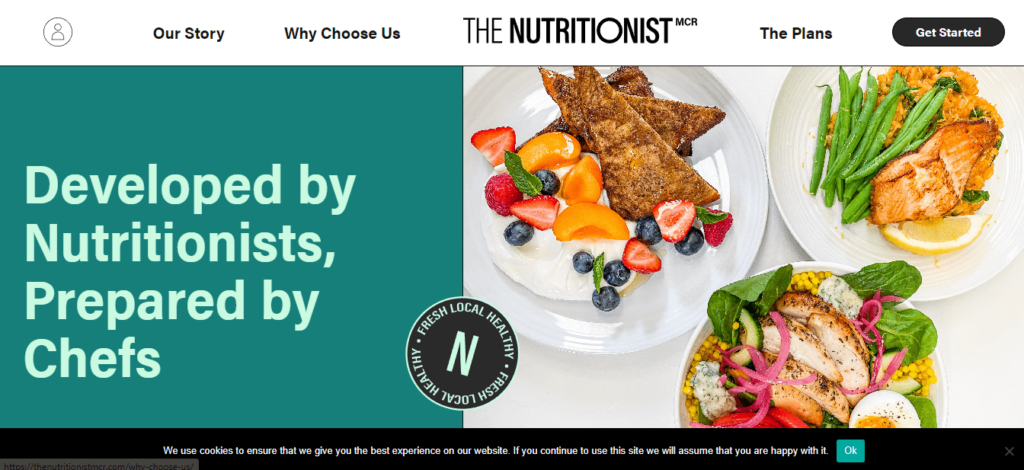 The Nutritionist Manchester Homepage