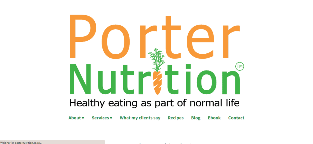 Porter Nutrition Homepage