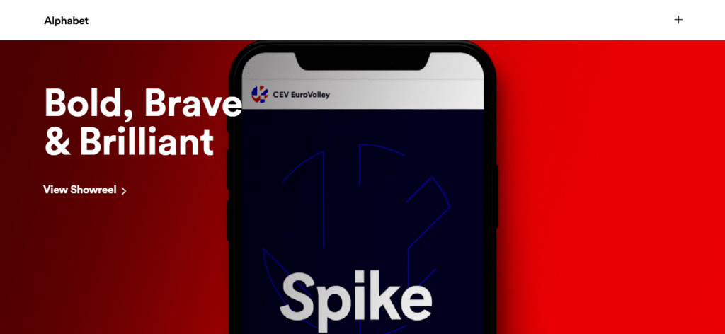 Alphabet Homepage