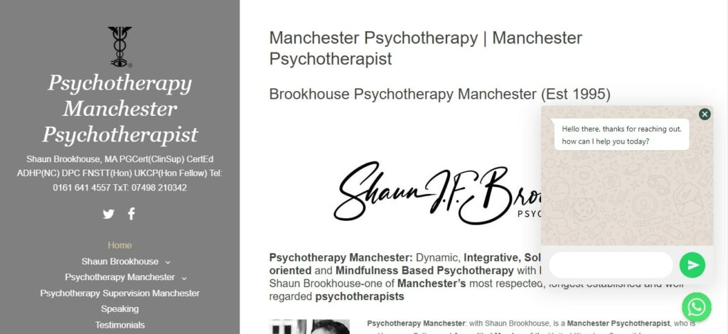 Brookhouse Psychotherapy' Homepage