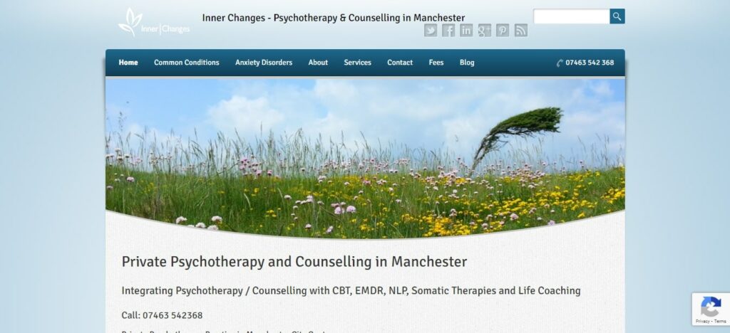 Inner Changes Psychotherapy' Homepage