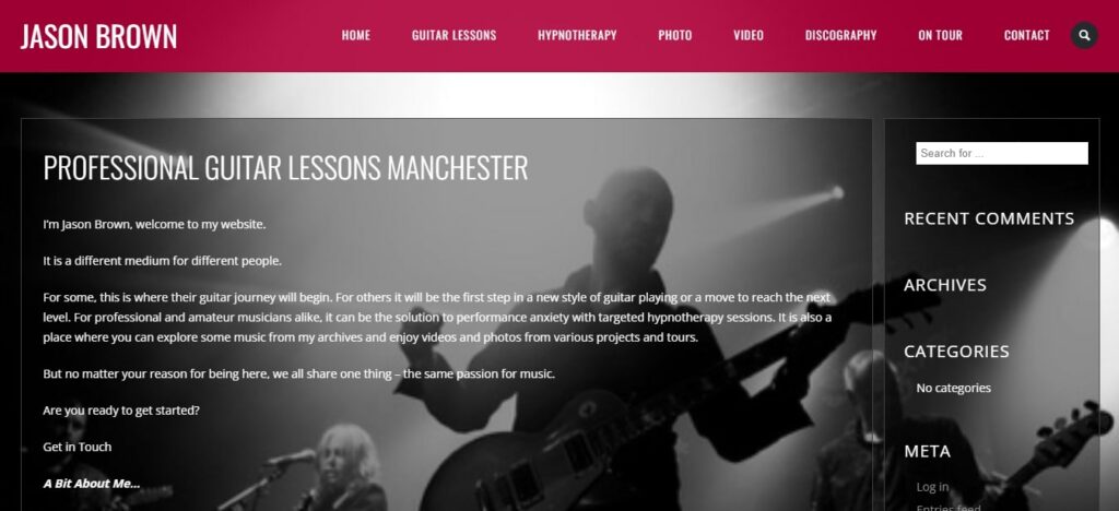 Jason Brown Guitar Lessons