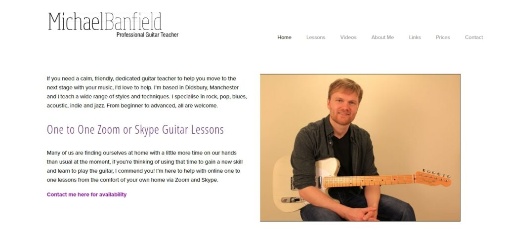 Michael Banfield Guitar Lessons