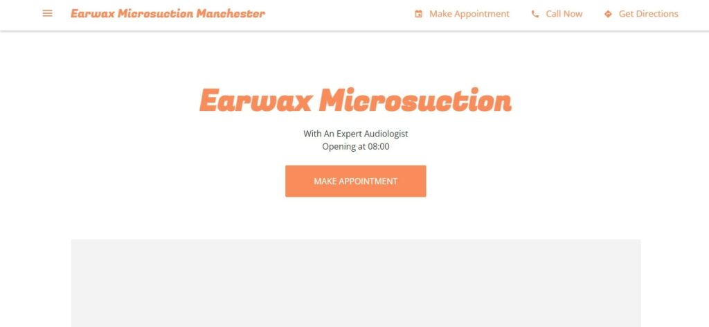 Earwax Microsuction Manchester
