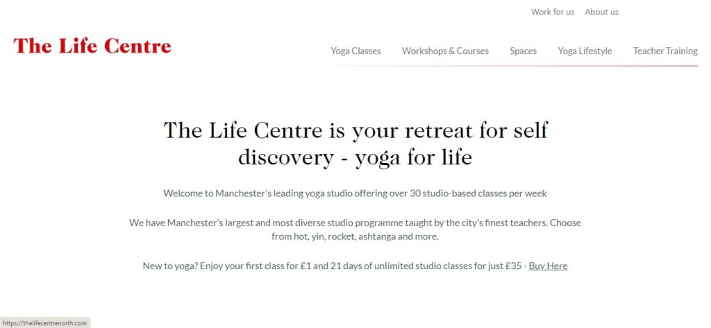 The Life Centre's Homepage