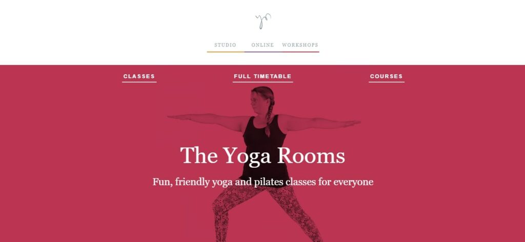 The Yoga Rooms Homepage