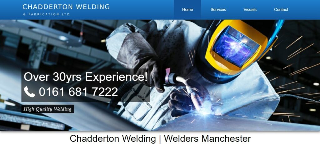 Chadderton Welding Fabrication's Homepage