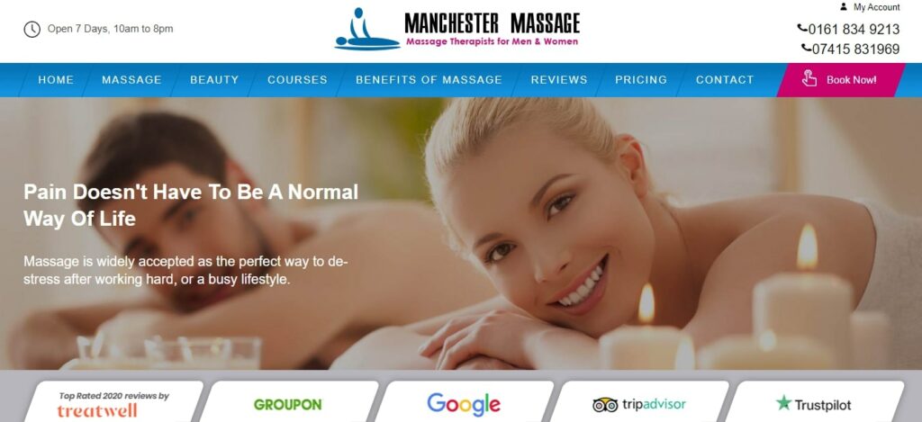 Manchester Massage's Homepage