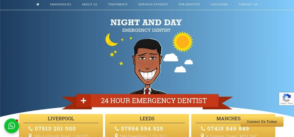 Night and Day Emergency Dentist's Homepage