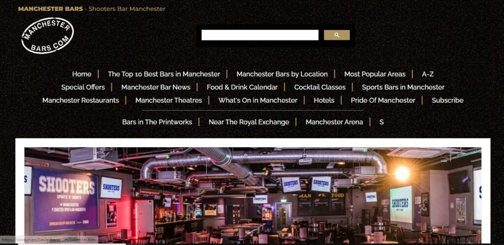 Shooters Bar's Homepage
