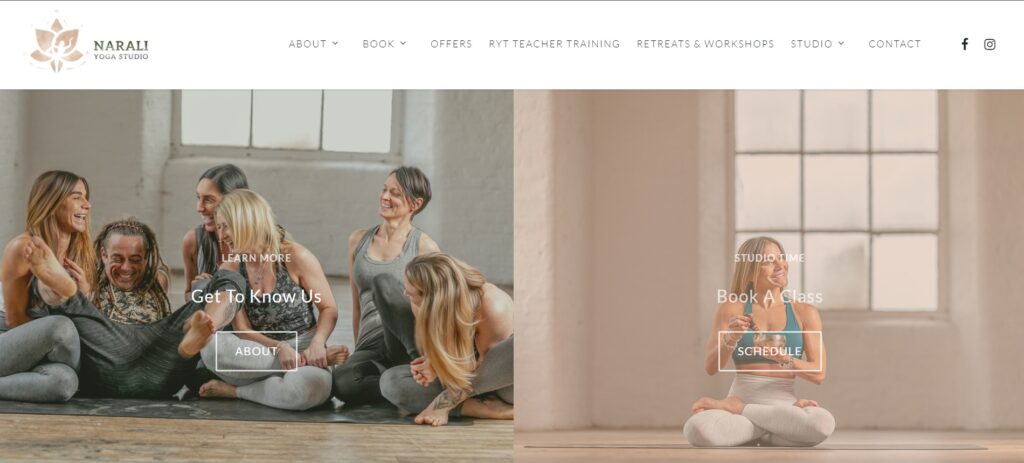 narali yoga homepage