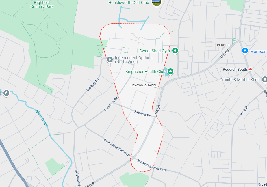heaton-chapel-map
