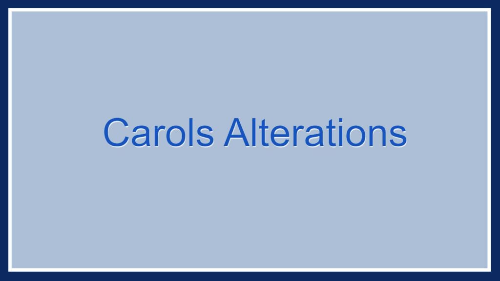 carols-alterations